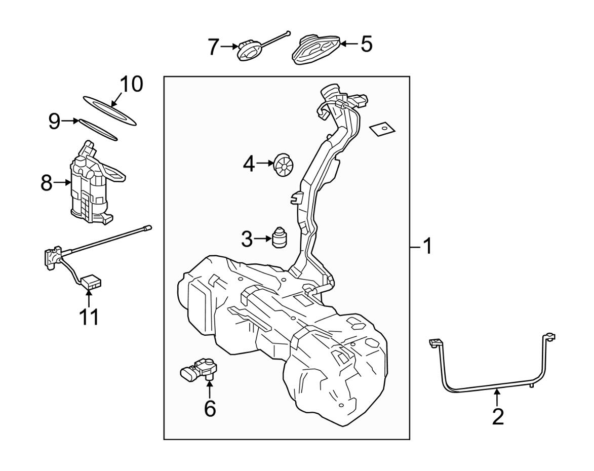 Mercedes Fuel Tank Cap 2174700105